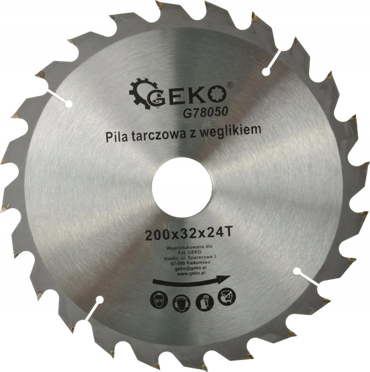 Geko PIŁA TARCZ.WIDIA 200*32*24z /B