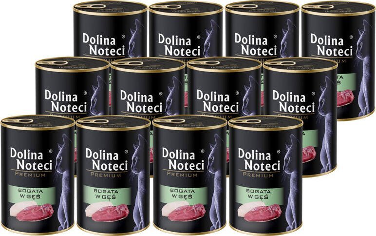 Dolina Noteci Premium z gęsią 12x400g