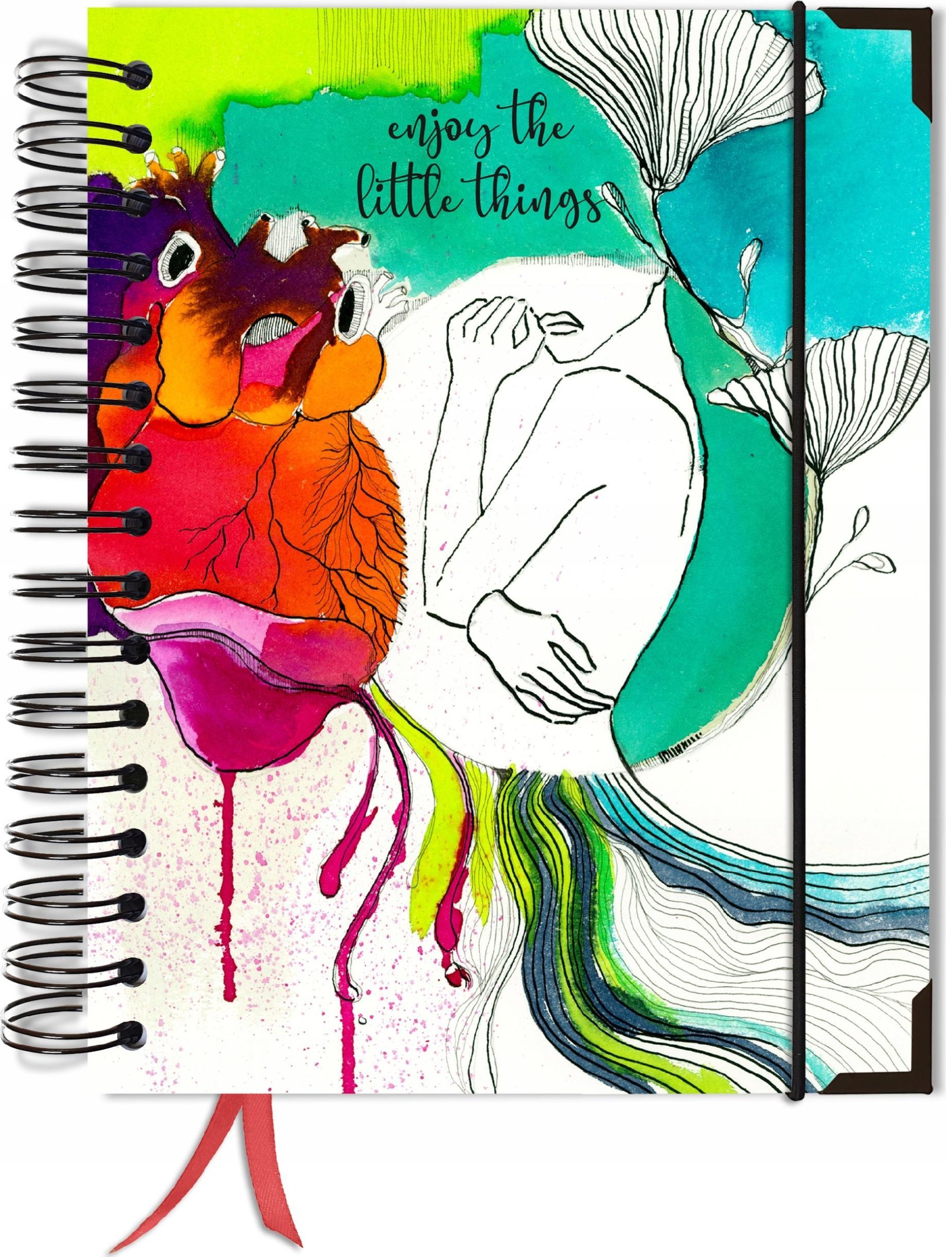 TadaPlanner Bullet journal 180 stron notatnik zeszyt w kropki A5+ notes