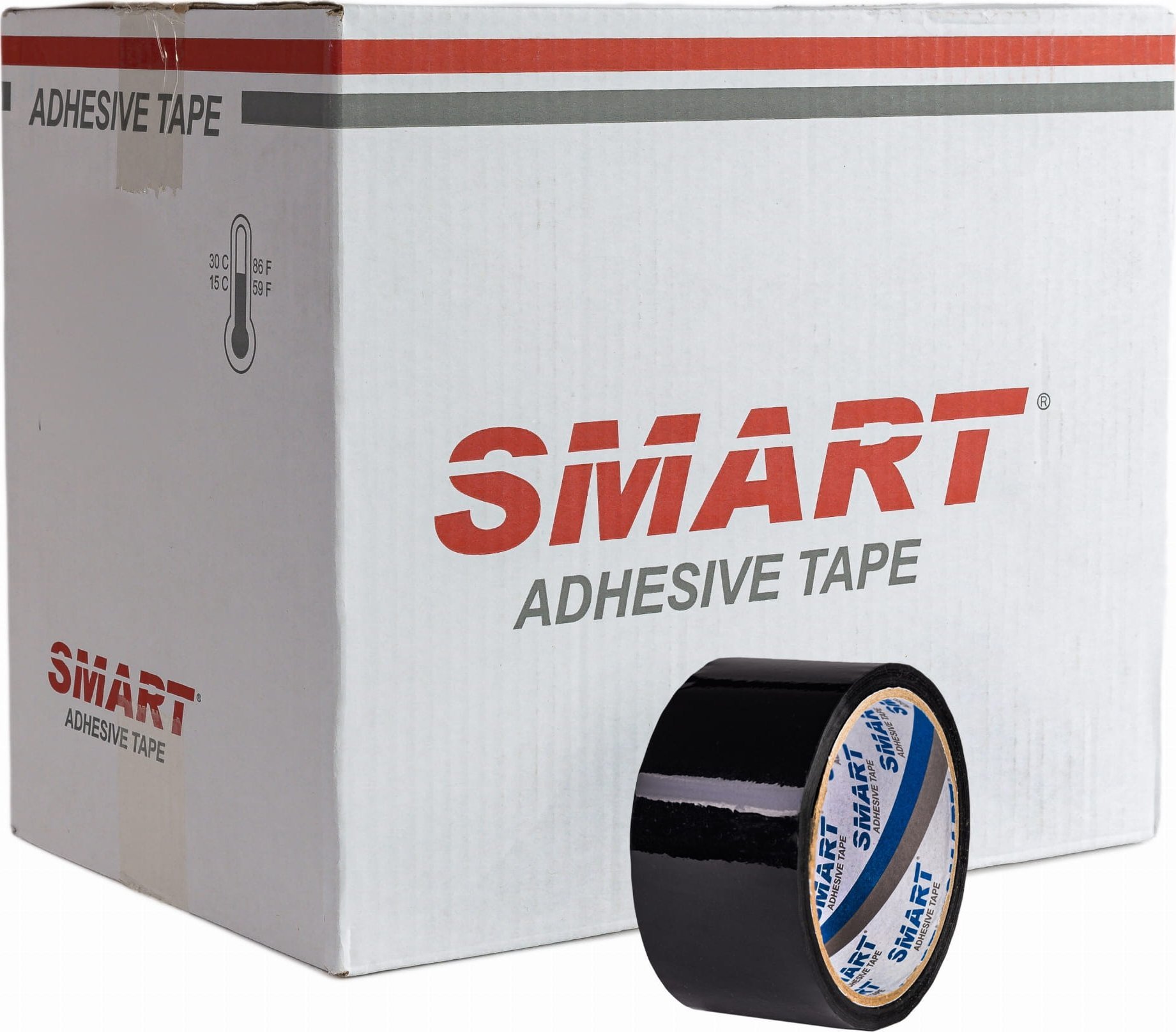 Smart Taśma Pakowa SMART CZARNA Akryl 48/50y - 36 szt.