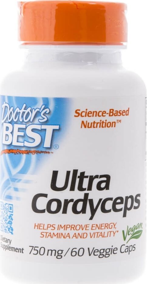 DOCTORS BEST Doctor's Best Ultra Cordyceps 750 mg - 60 kapsułek