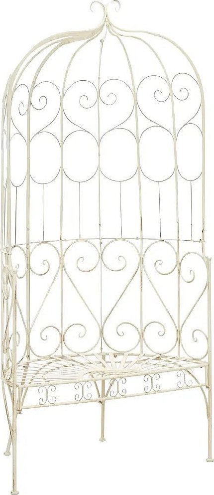 Elior Klasyczna ławka ogrodowa Yarona - biała