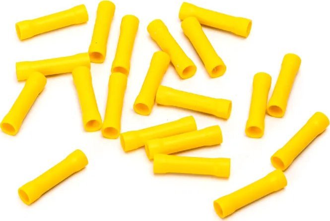 Aigostar Preizolowane zaciski tłoczone na zimno BV1.25 20 szt., żółte Preizolowane zaciski tłoczone na zimno BV1.25 20 szt., żółte