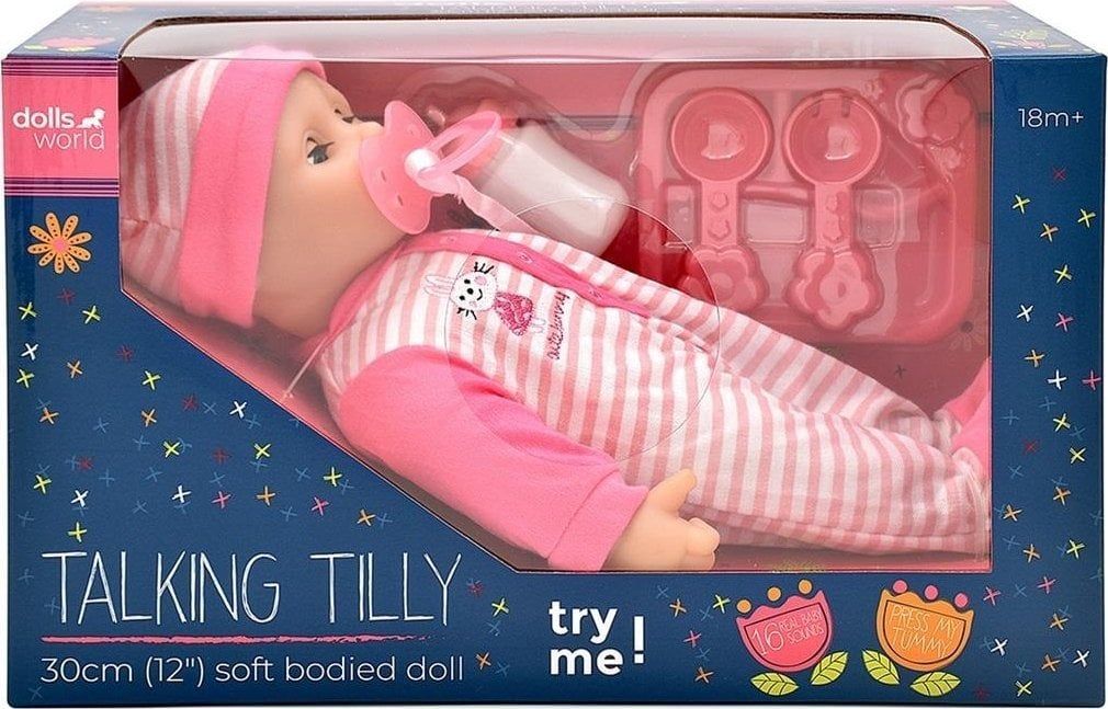 Dolls World DOLLS WORLD LALKA TALKING TILLY 30 CM