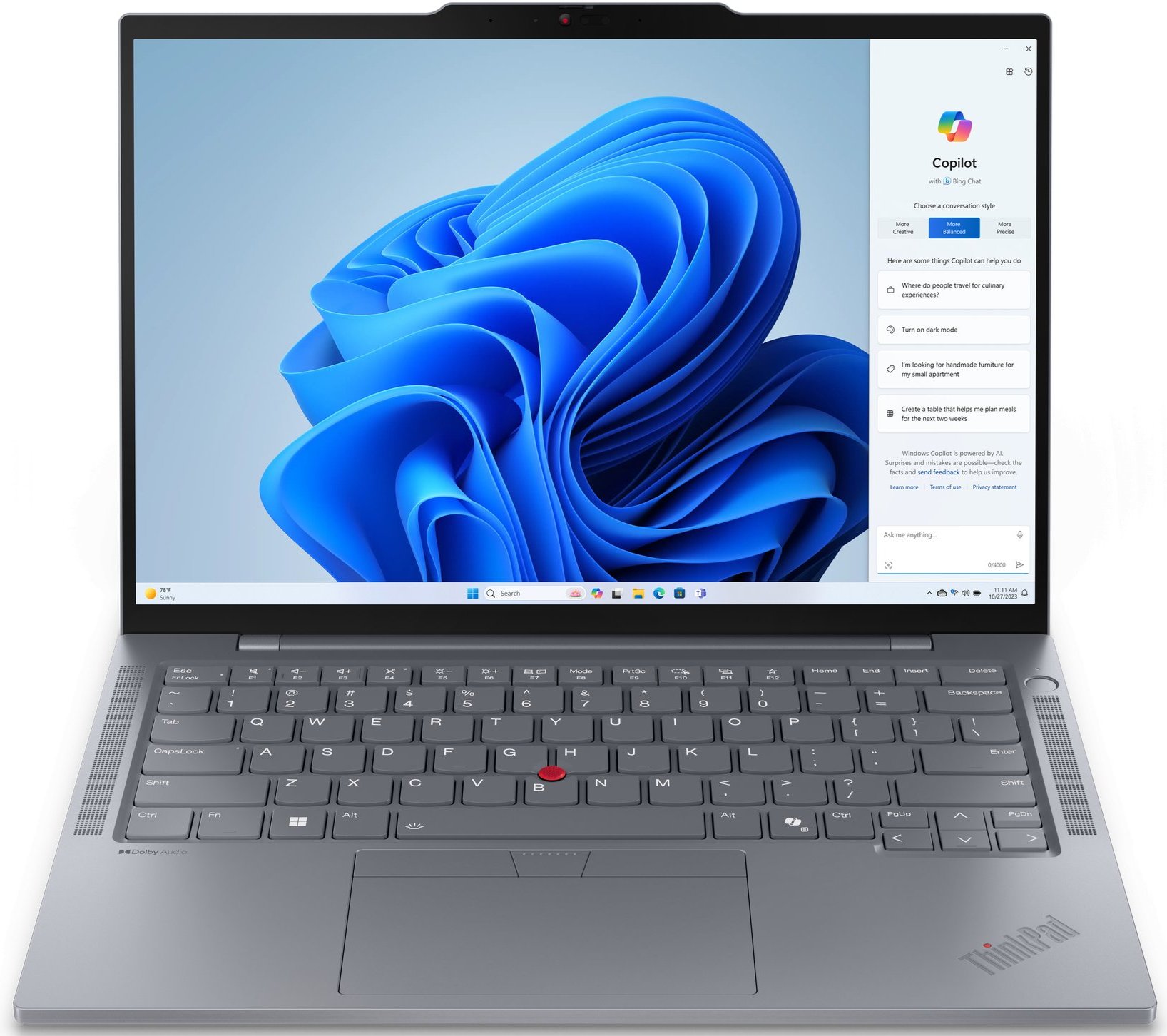 Laptop Lenovo ThinkPad T14s G5 Ultra 5 125U / 16 GB / 256 GB / W11 Pro (21LS004EUS)