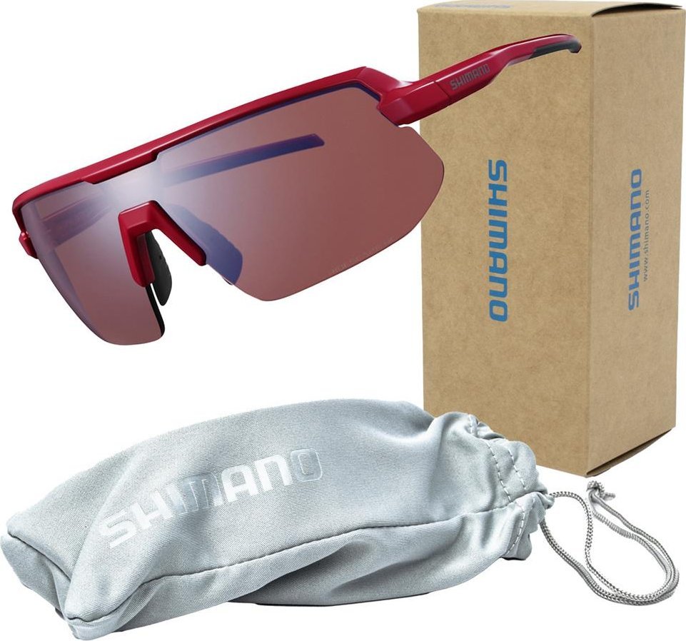 Shimano Okulary Shimano Twinspark białe, soczewki Ridescape HC- Wysoki kontrast