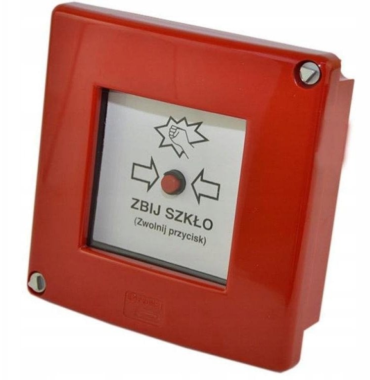 Przycisk blokowany bez młoteczka z sygnalizacją 230V AC 3Z 3R 1xLED czerwona błyskająca czerwony W0-PB D1/2 3X3Y CB 0 C