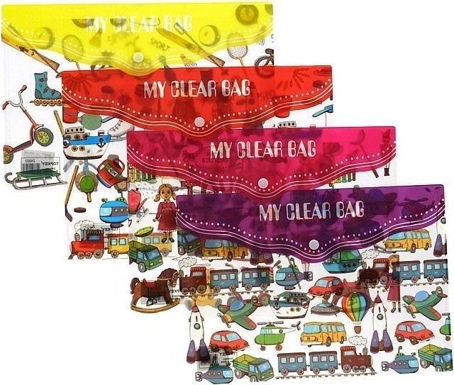 Teczka A4 plastikowa na nit zabawki (12szt)