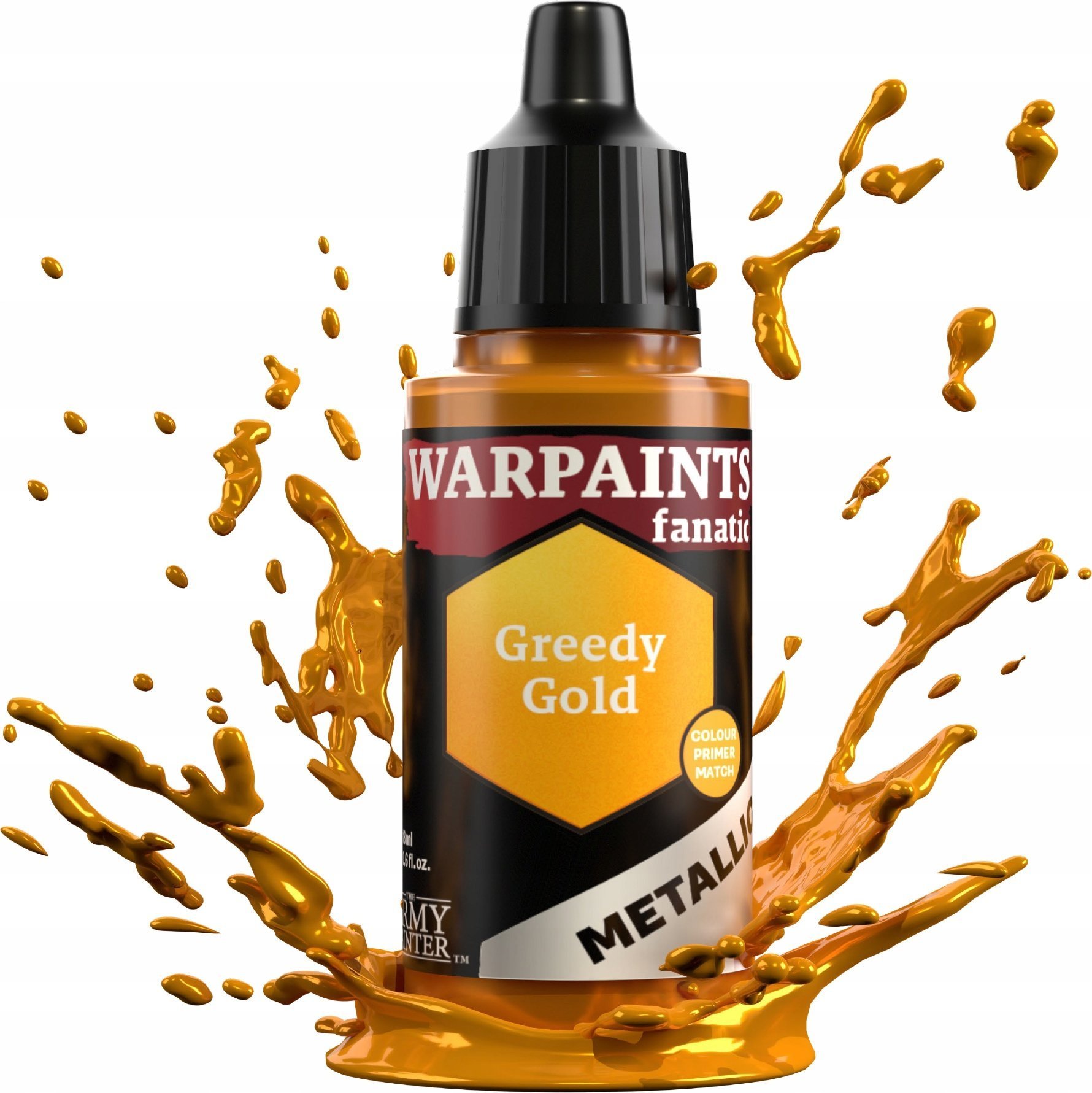 Army Painter The Army Painter: Warpaints - Fanatic - Metallic - Greedy Gold