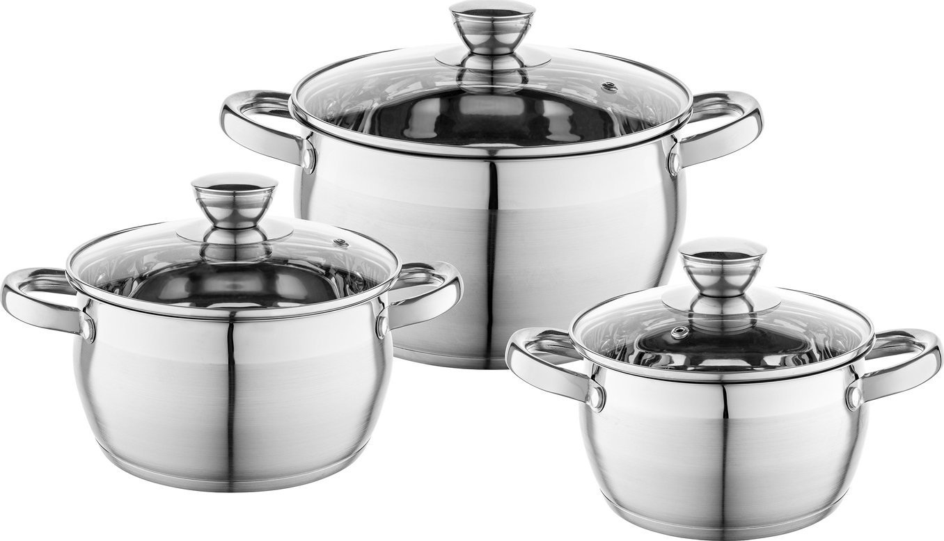 Florina Komplet garnków nierdzewnych Florina Oliver by Mateusz Gessler 6 elementów