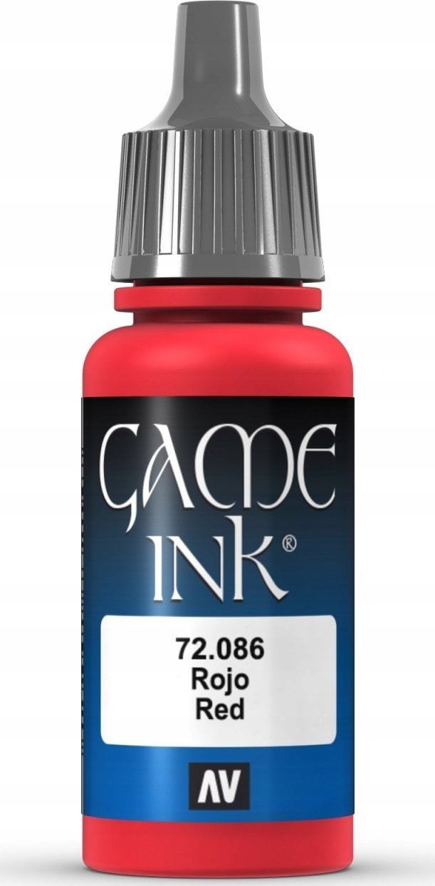Vallejo Vallejo: 72.086 - Game Color - Ink - Red (18 ml)