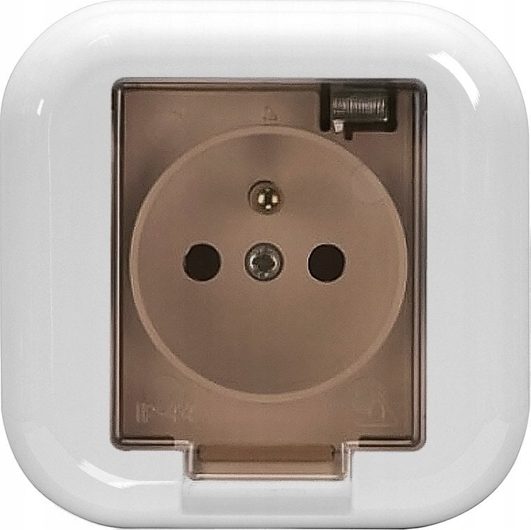 Montis Gniazdo wtyczkowe pojedyncze z klapką dymną PT-16FHL MONTIS EXTENSA MT056ZKD