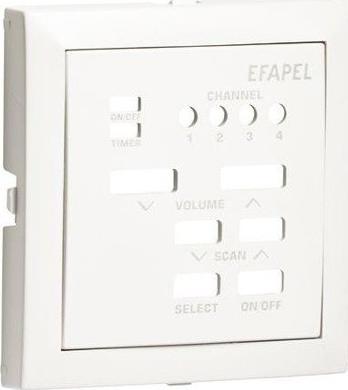 Efapel EFAPEL AQUARELLA ELEMENT CENTRALNY DO STEROWNIKA DŹWIĘKU ALUMINIUM 90708 TAL