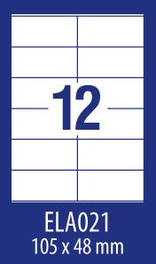 Avery Zweckform ETYK.ZF ECONOMY 105X48MM 021 100ARK ETYKIETA E100 ELA021 - ELA021