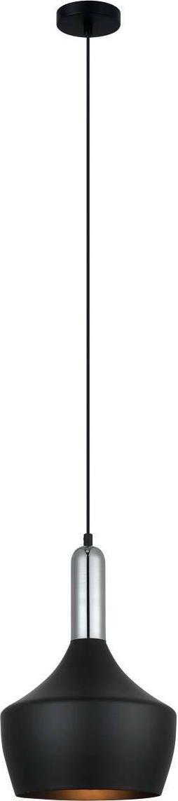 Lampa wisząca Italux Ophelia MDM-3028/1 BK+CR