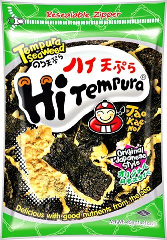 Chipsy Hi Tempura, algi nori w tempurze 40g - Tao Kae Noi