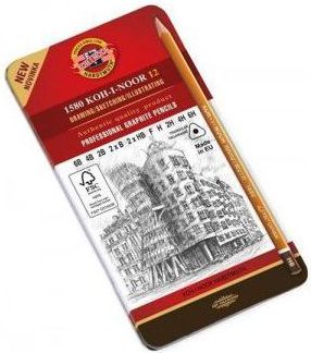 Koh I Noor Ołówek grafitowy 1582/6B-6H (12szt) (220995)