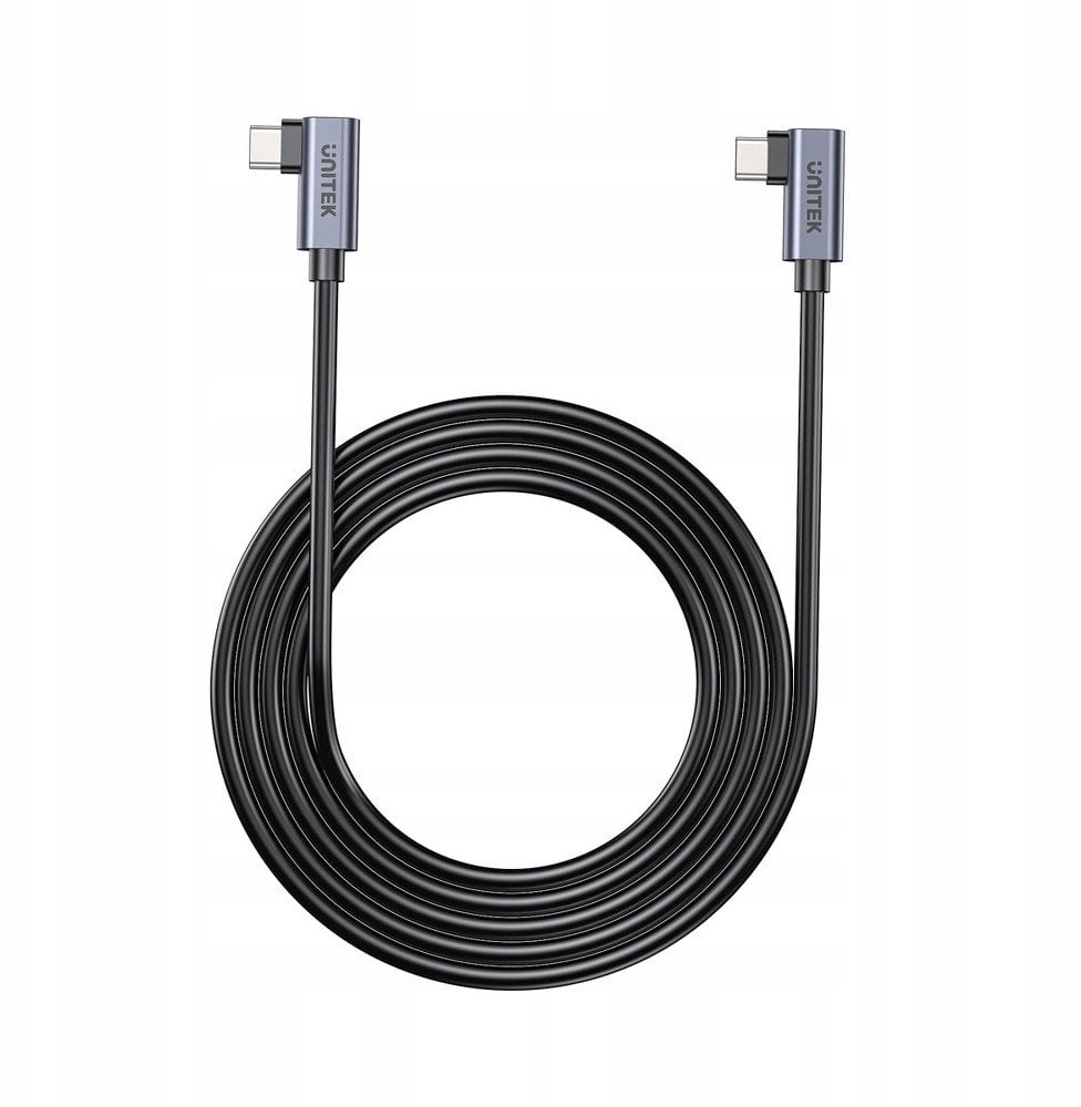 Kabel USB Unitek USB-C - USB-C 1 m Czarny (C14147ABK01-1M)