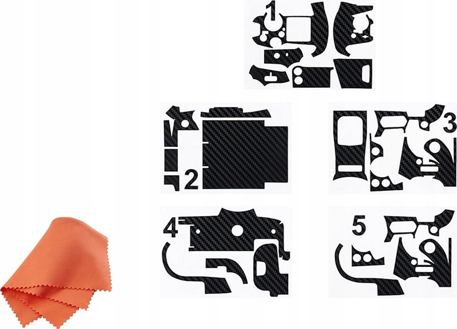 JJC Okleina na korpus aparatu JJC KS-RCF Carbon do Canon EOS R