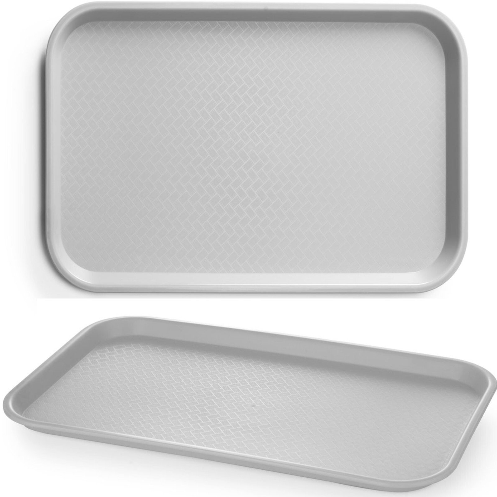 Taca do serwowania Fast Food GN 1/1 530x325 mm - jasnoszara Taca do serwowania Fast Food GN 1/1 530x325 mm - jasnoszara