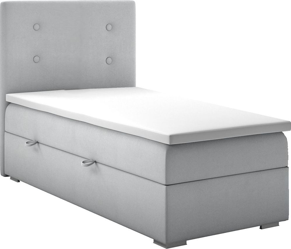 Elior Pojedyncze łóżko boxspring Rilla 90x200 - 58 kolorów