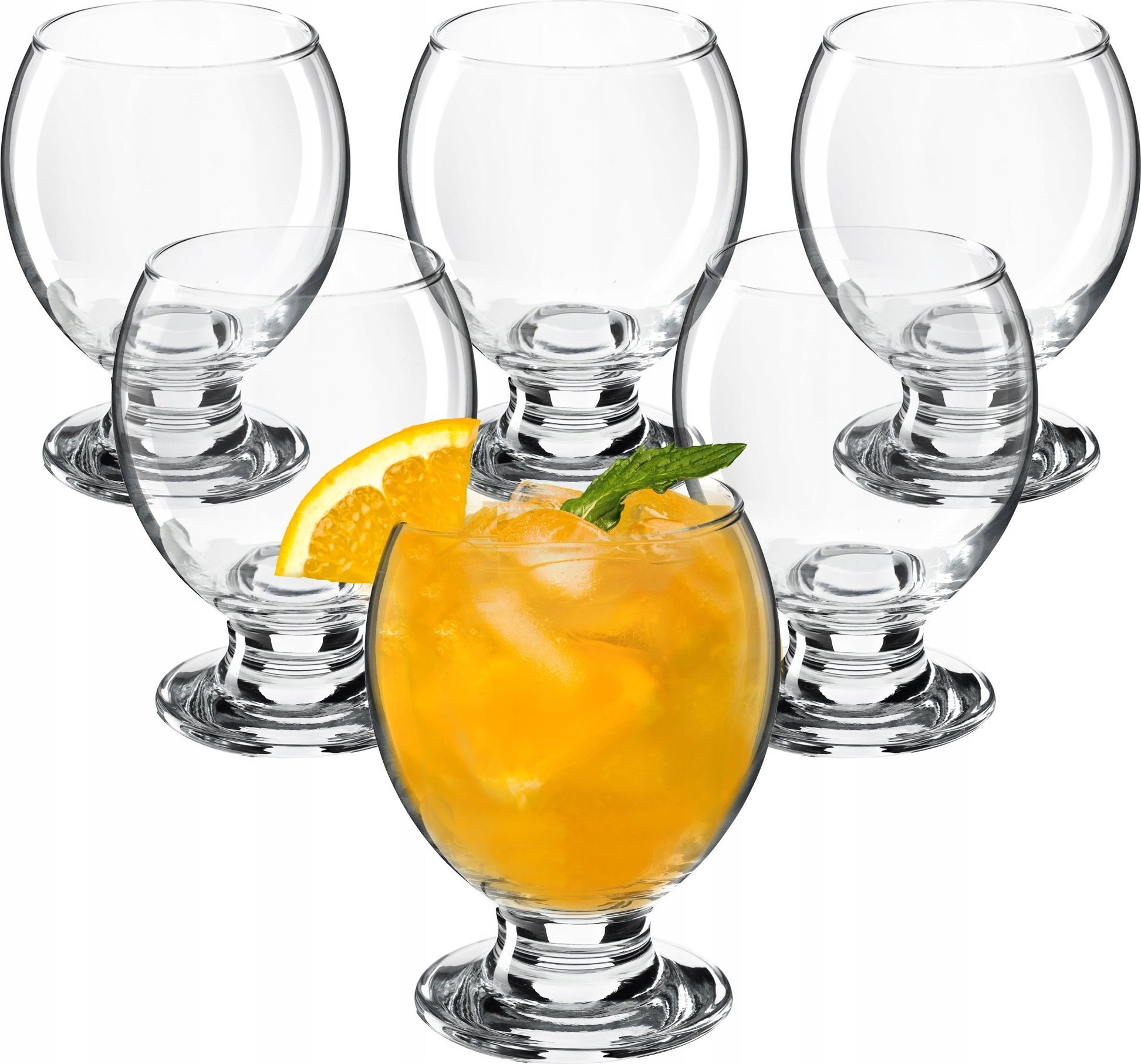Kadax KADAX Szklanki Do Napojów Deserów Soku 280ml 6szt