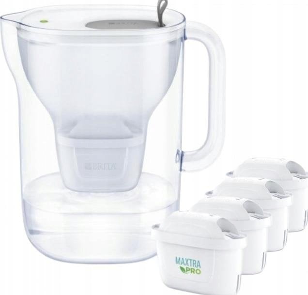 Dzbanek filtrujący Brita Style PF XL szary + 4 x Maxtra Pro Pure Performance