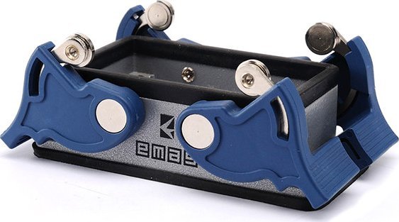 Emas Przyłącze metalowe, puste, 10 pin, 16 A, done przyłączenie (montaż na przegrodzie), ręczne zamknięcia z rolką - plastikowe T0-EBM10GM44