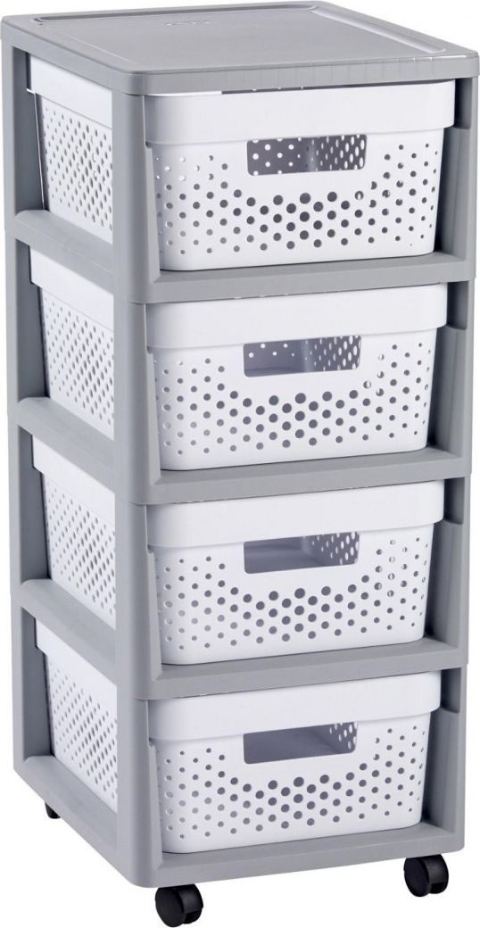 Curver Regał Infinity biało-szary (231556)