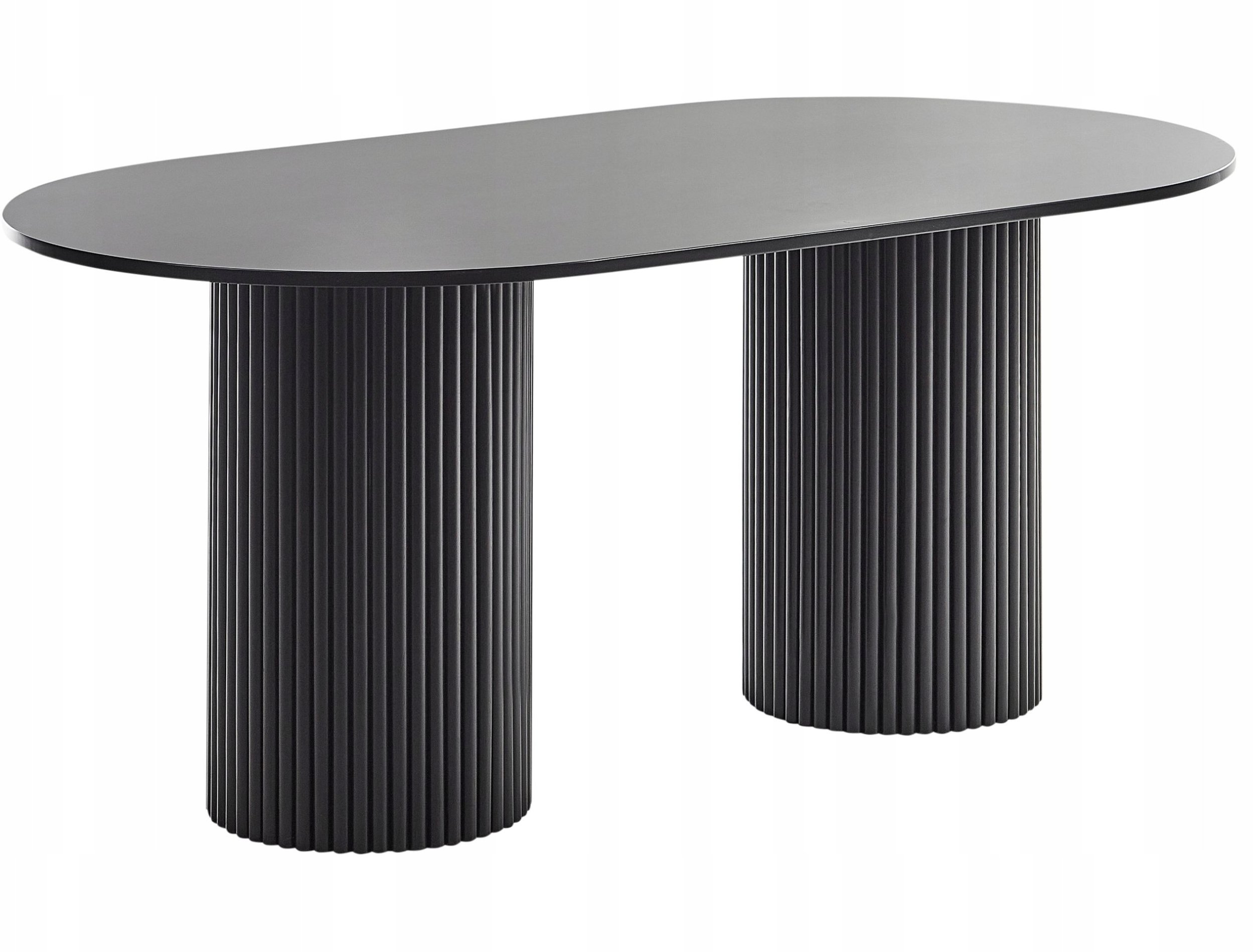 Stół do jadalni SHERIDAN Czarny 180 cm 100 cm