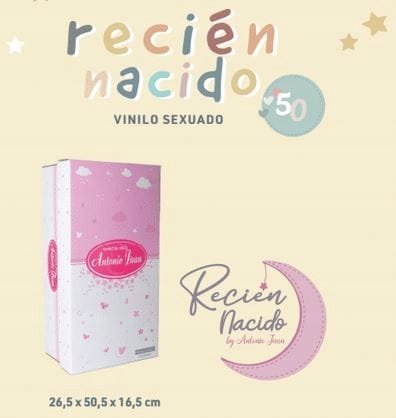 Lalka Recien Nacida Carla Antonio Juan 50395