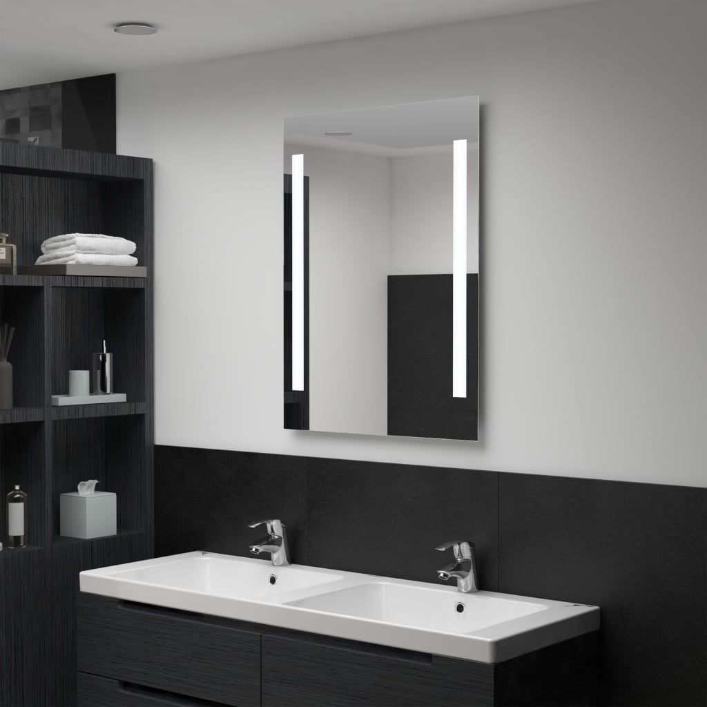 Lustro vidaXL 60x80cm srebrny (144703)