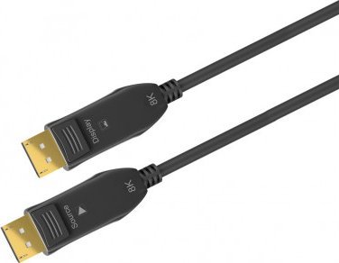 Kabel Goobay Kabel łączący światłowodowy DisplayPort 1.4 Hybrid, - Długość kabla 20 m