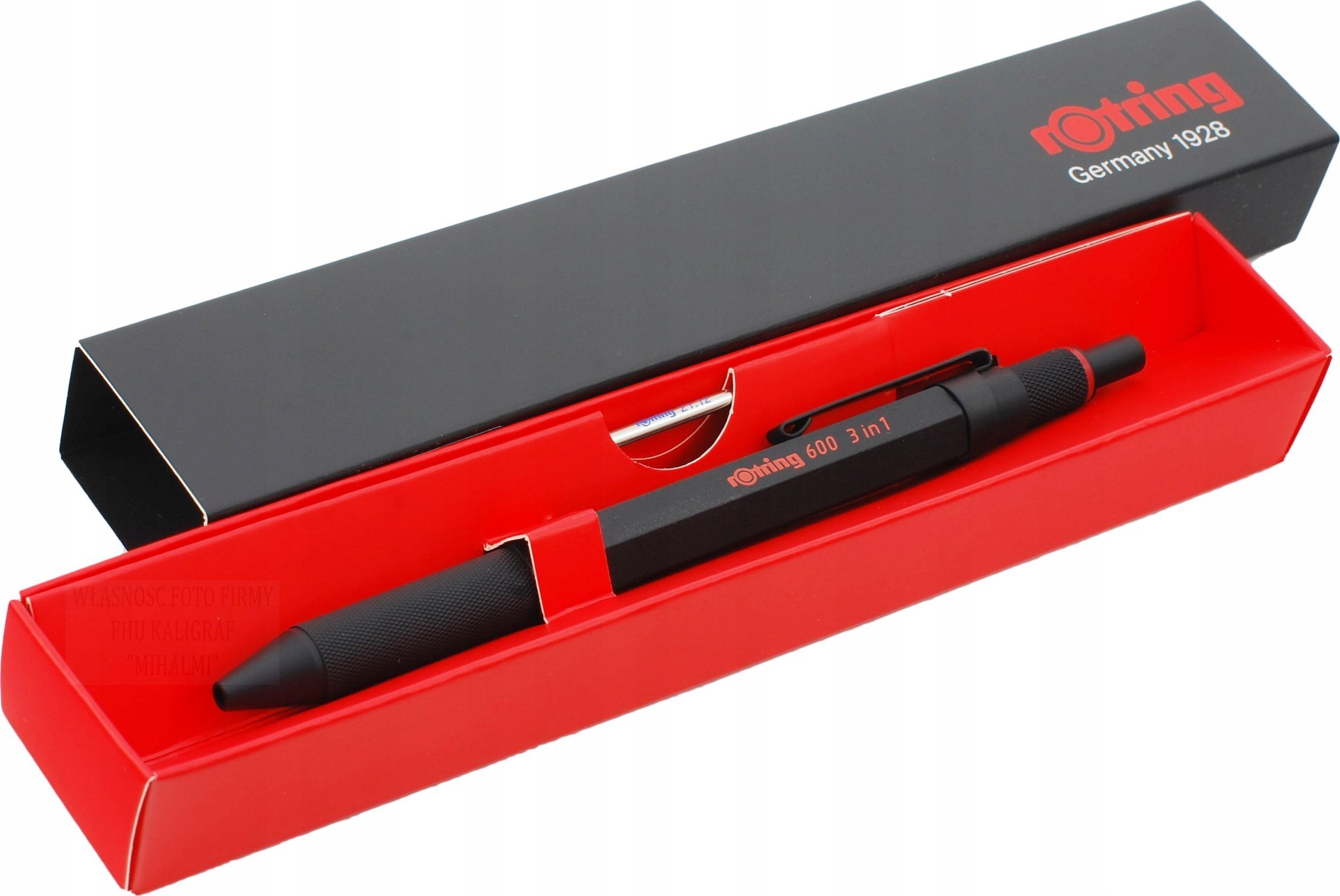 Rotring ROTRING Feinminenst. 600MULTI 3in1 Schw.0.5 Kug. bl/r Geschenkbox