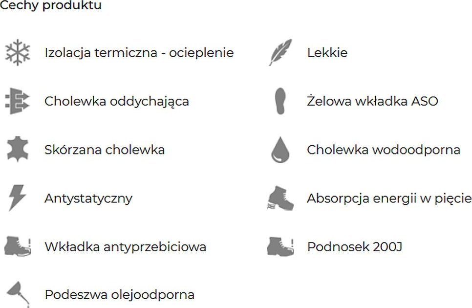 Zephyr ZEPHYR ZX01F S3 CI SRC - trzewik ocieplany, wodoodporny, wysoki piankowy kołnierz, skóra, podnosek i wkładka metalowa 40