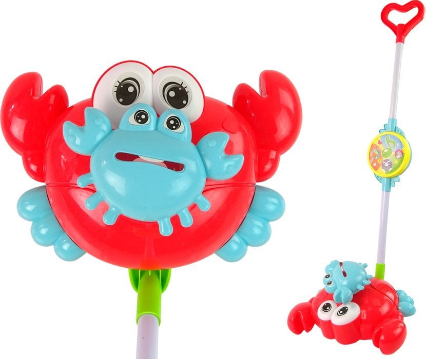 LeanToys Pchacz Świecący Kij Krab Czerwony Muzyka