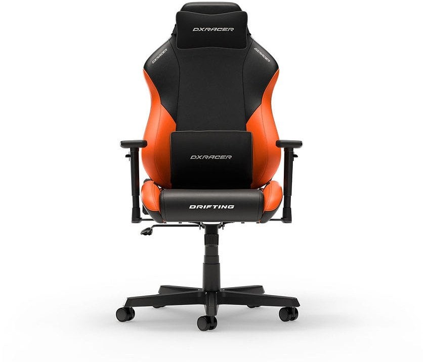 DRIFTING L Black & Orange EPU Leather