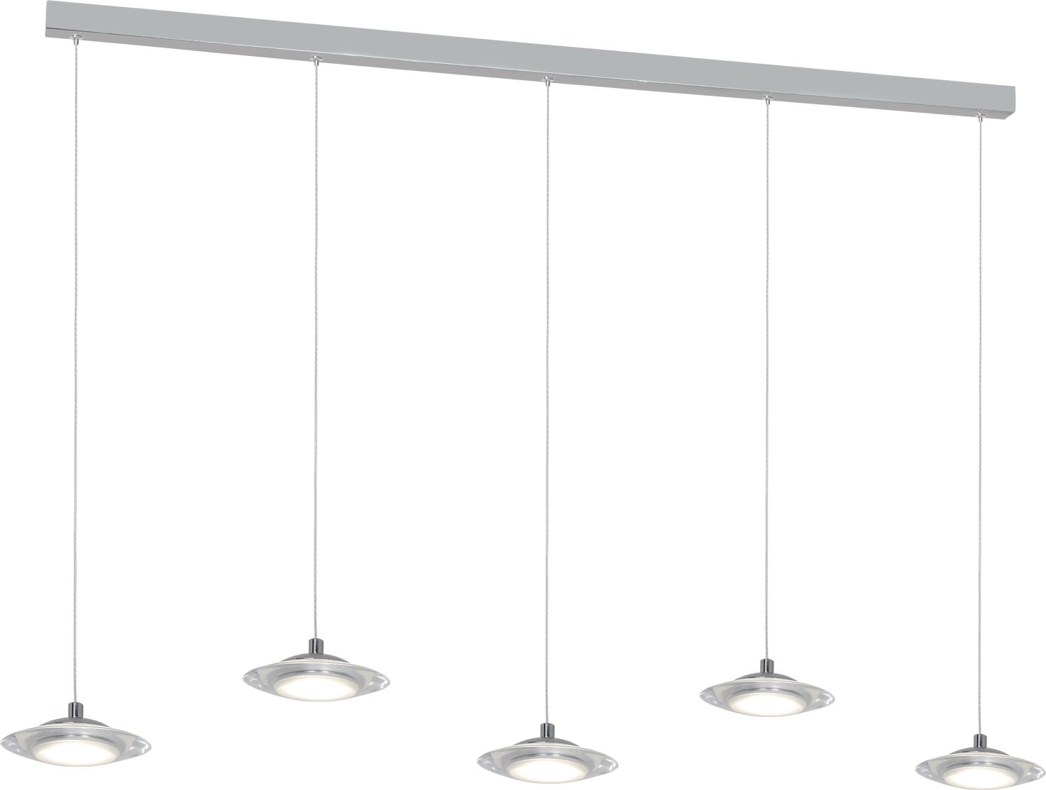 Lampa wisząca Milagro LED nowoczesna chrom (ML415)