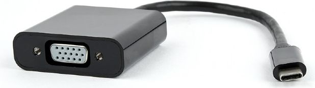 Adapter USB Gembird USB-C - VGA Czarny (AB-CM-VGAF-01)