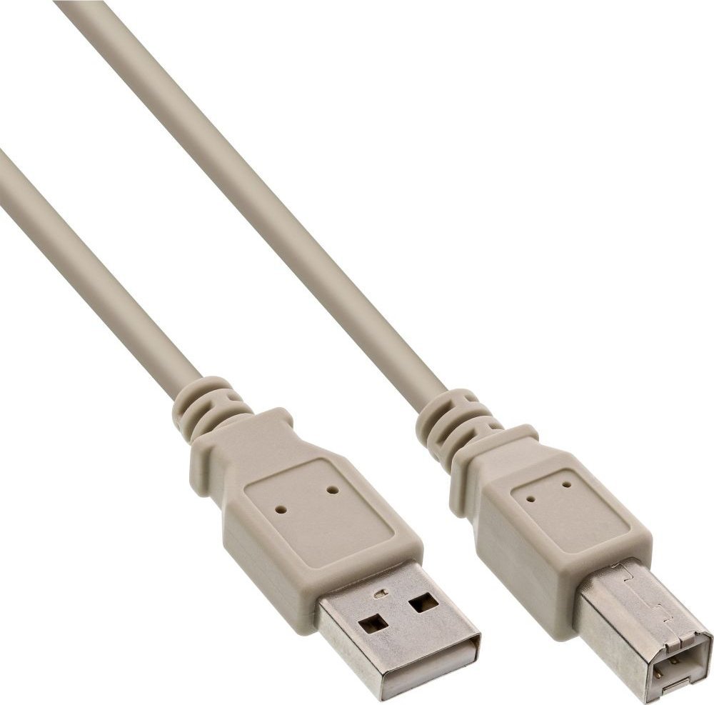 Kabel USB InLine USB-A - 1.8 m Szary (34518L)