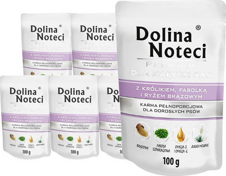 Dolina Noteci Premium z królikiem i ryżem 10x100g