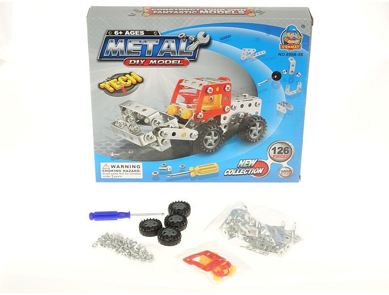 Adar Konstruktor metalowy Traktor 126el 545441 CONMAY