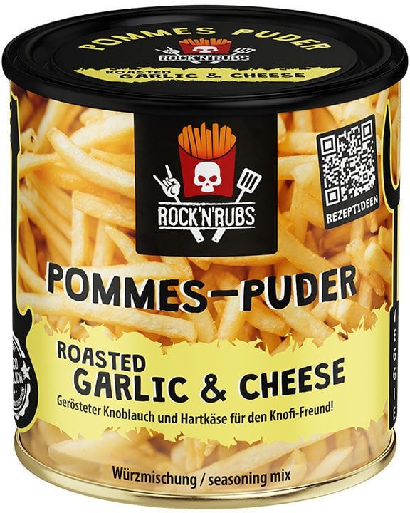ROCK N RUBS Pommes-Puder - Garlic & Cheese 150g MHD 07/27