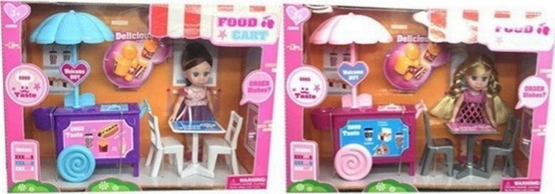 Lalka z Food Truckiem