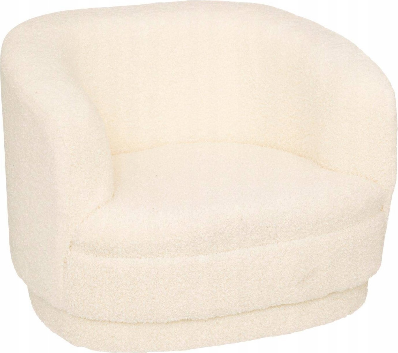 Atmosphera Fotel dziecięcy Teddy, materiał typu miś, wys. siedziska 18,5 cm