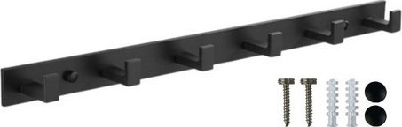 Verk Wieszak na ubrania ręczniki łazienkowy kuchenny ścienny loft ścianę 54,5cm Wieszak na ubrania ręczniki łazienkowy kuchenny ścienny loft ścianę 54