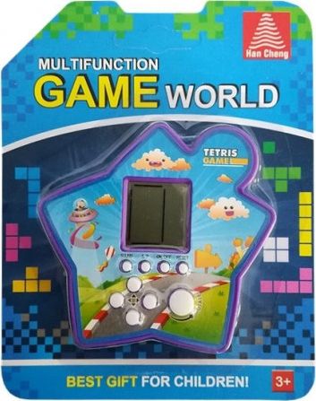 Lean Sport Gra Elektroniczna Kieszonkowa Tetris Gwiazdka