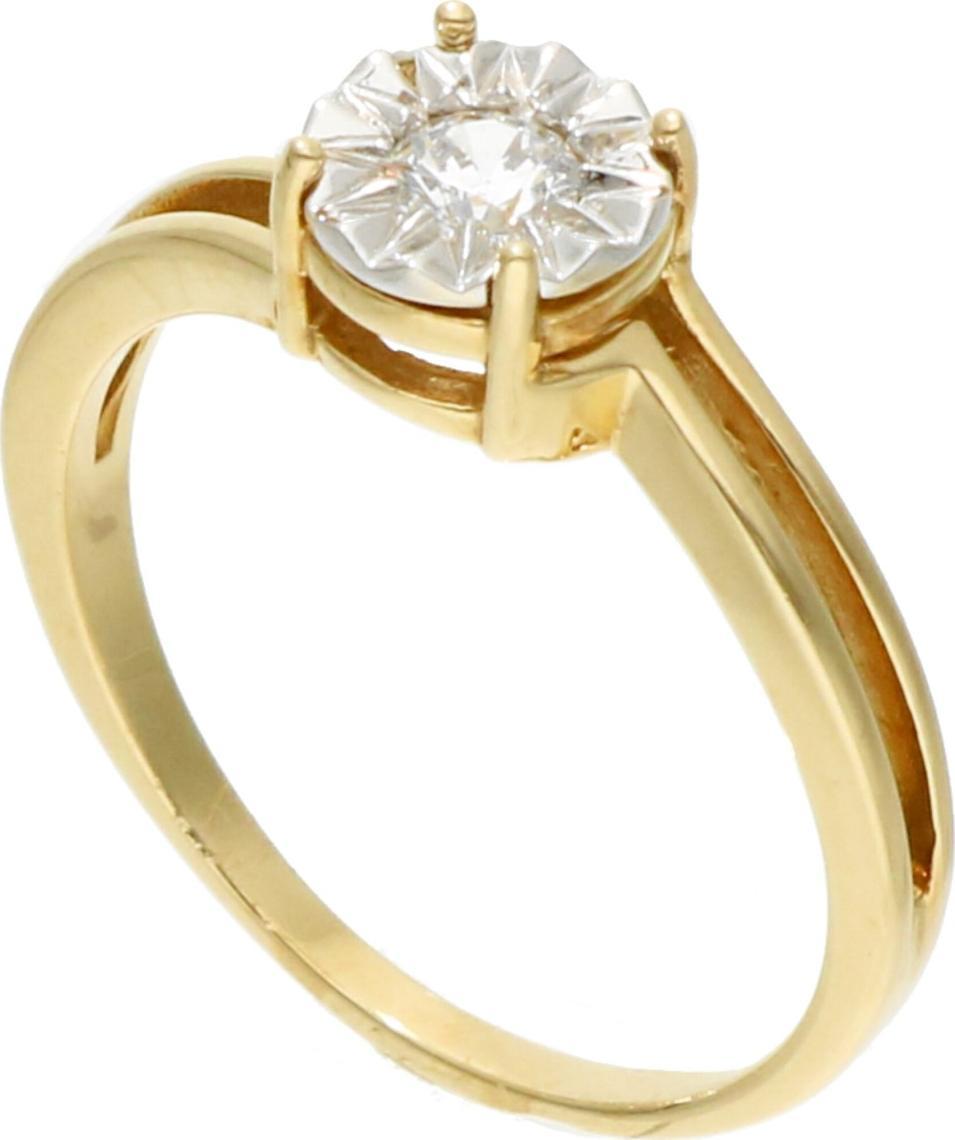 Rosanto Złoty pierścionek z cyrkonią roz. 11 333 8k