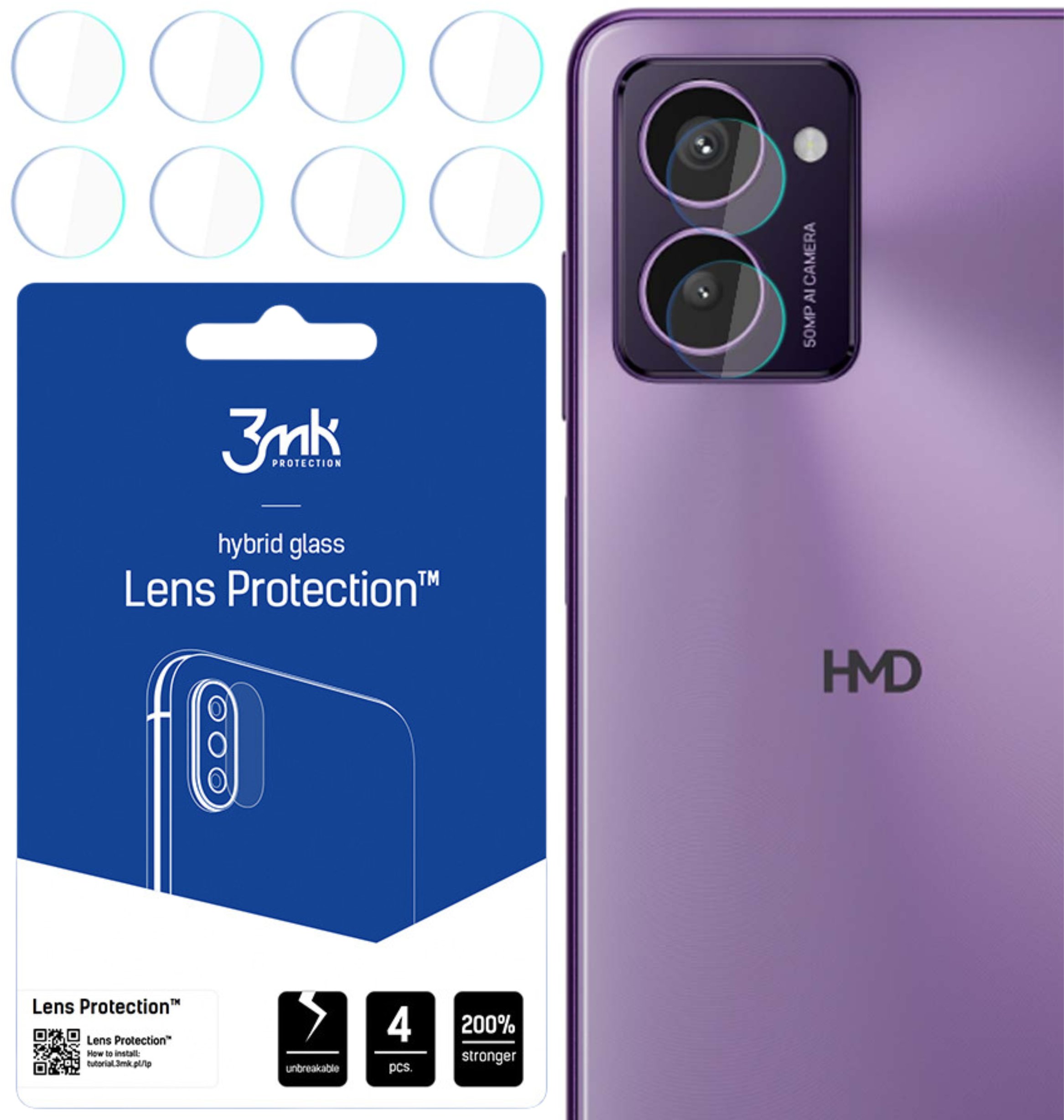 HMD PULSE PRO - 3MK LENS PROTECTION