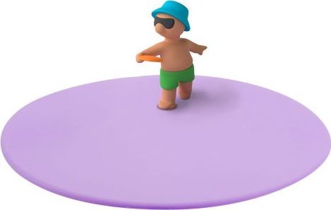 Lurch Pokrywka silikonowa, frisbee, śred. 10,5 cm / Lurch